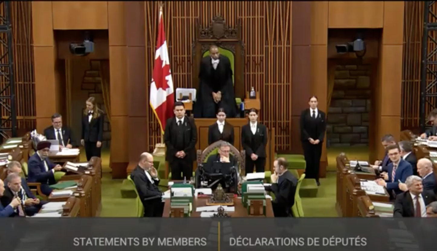 MP Taylor Bachrach makes a statement in Parliament about the mental health benefits of Men's Sheds in Canada. Feb 2024